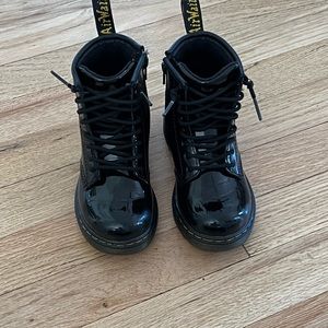 Toddler US size 10 Dr. Martens 1460 Boot patent leather black